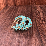 Beaded Daisy Hoopies