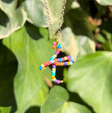 Beaded Initial Necklace