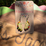 Teeny Tiny Beaded Taco Earrings
