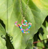 Beaded Initial Necklace