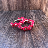 Beaded Daisy Hoopies