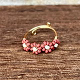 Beaded Daisy Rings