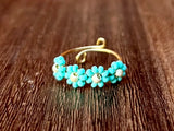 Beaded Daisy Rings