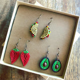 Teeny Tiny Beaded Taco Tuesday Earring Gift Set