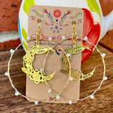 Luna Rose Hoop Earrings