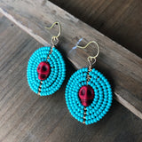 Medium Dia De Los Muertos Beaded Earrings