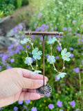 Fairy Flower Hoop Earrings