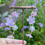 Fairy Flower Hoop Earrings