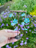 Fairy Flower Hoop Earrings