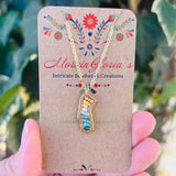 Teeny Tiny Beaded California Necklace