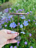 Fairy Flower Hoop Earrings