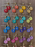 Beaded Daisy Post Earrings