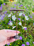 Fairy Flower Hoop Earrings