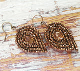 Special Edition Bronze Beaded Earrings