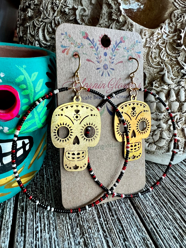 Calavera earrings 2025