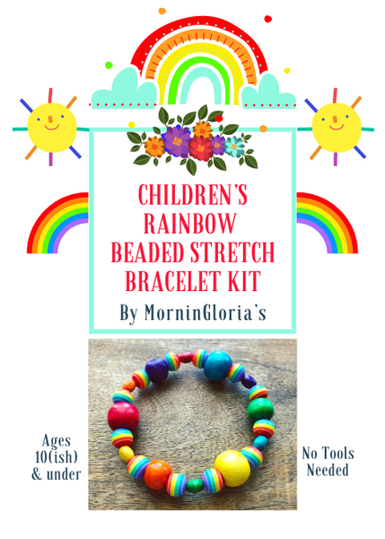 Summer Watermelon Beaded Stretch Bracelet Kit for Kids – MorninGloria's